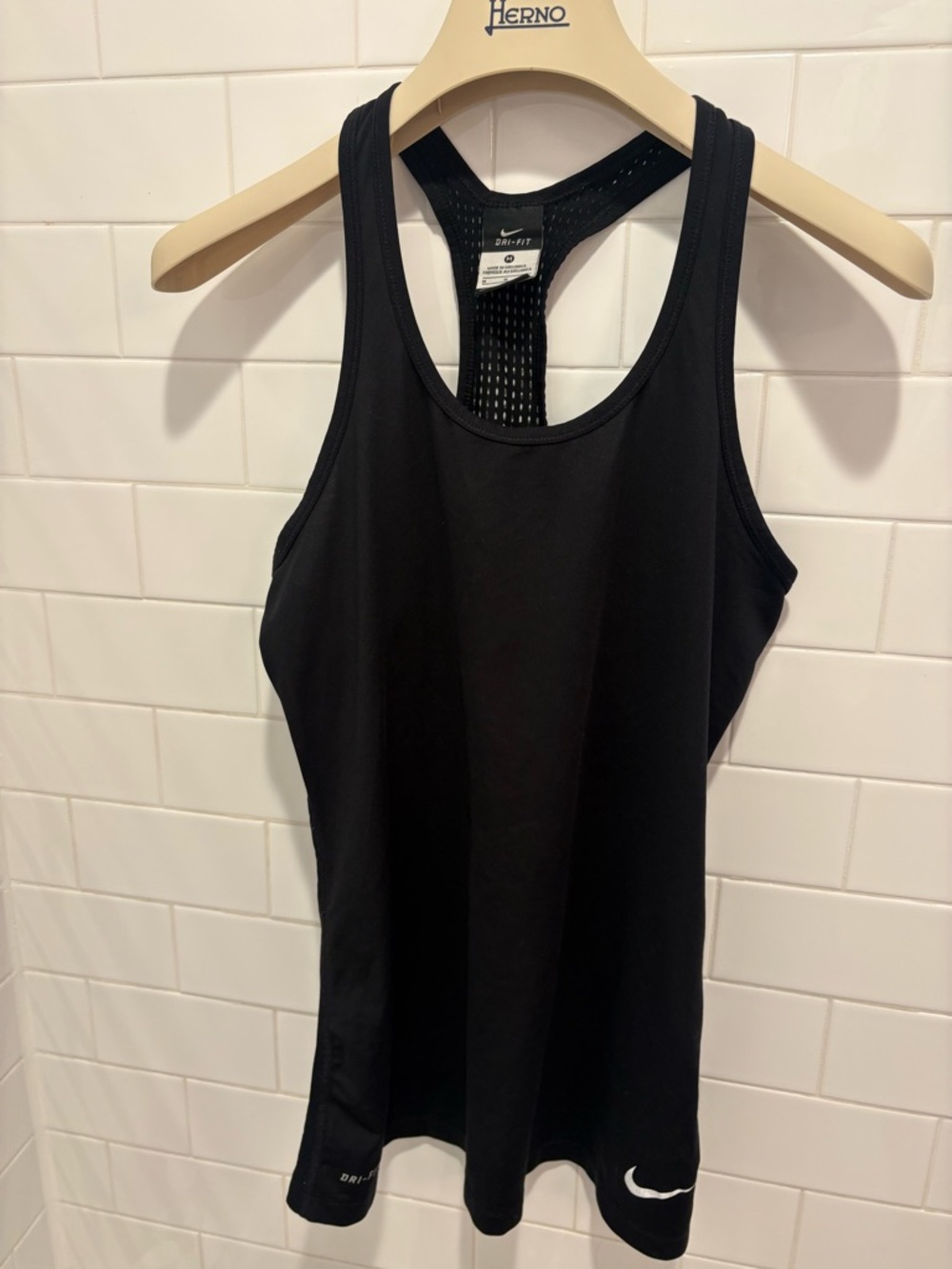 Nike Black Dri-FIT Racerback Tank Top for Women